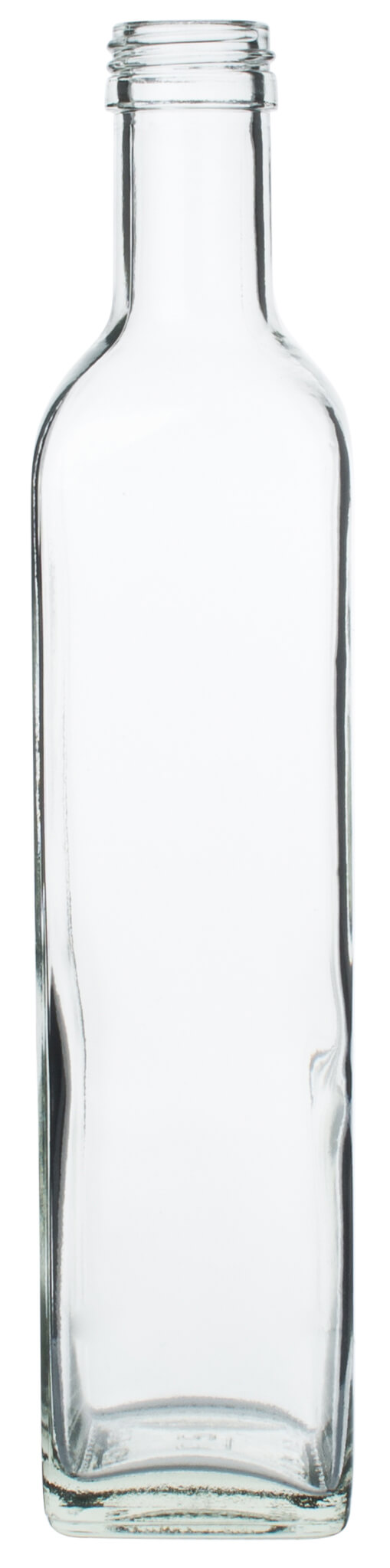 Glass bottle square - 500ml