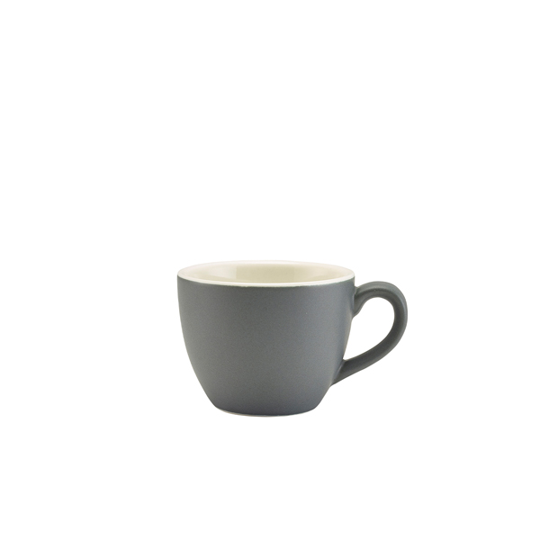 Espresso cup porcelain matte gray – 90 ml (6 pcs.)