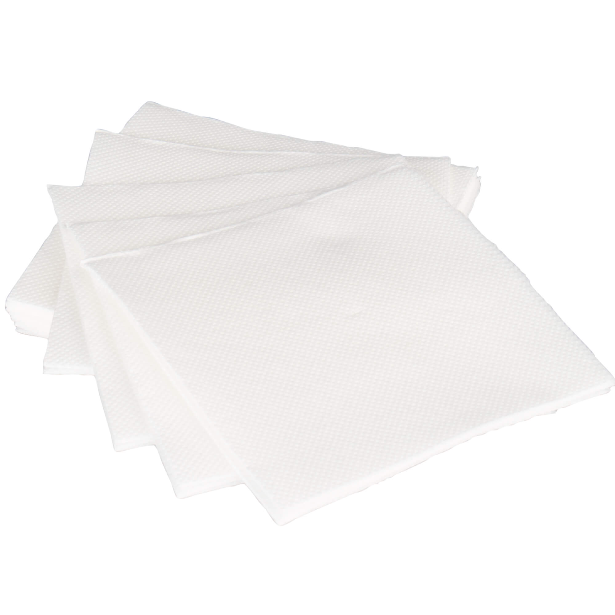 Cocktail napkins, 20x20cm, 1/4 fold, 2-layers - white (125 pcs.)
