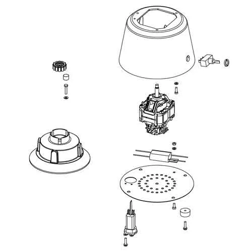 Complete base, green, 220V - Santos #33 (33200) Complete base, green, 220V - Santos #33 (33200)