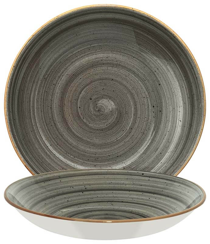 Bonna Aura Space Gourmet Deep plate 20cm grey - 12 pcs. Bonna Aura Space Gourmet Deep plate 20cm grey - 12 pcs.