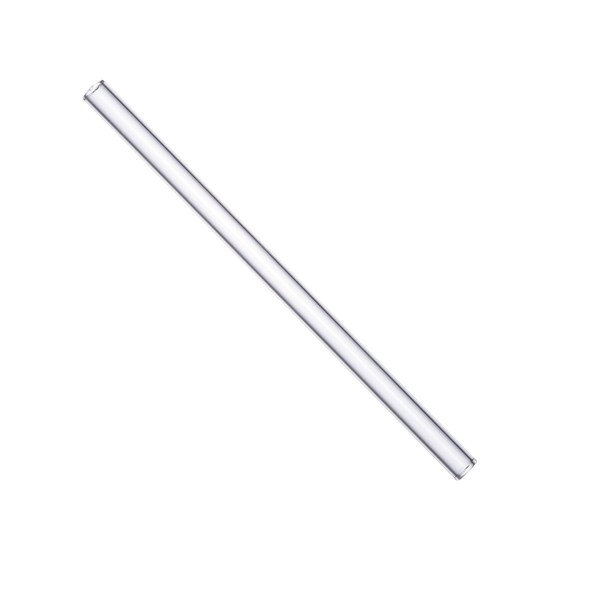 Glass drinking straws (150x8mm) - clear (50 pcs. + 3 brushes)