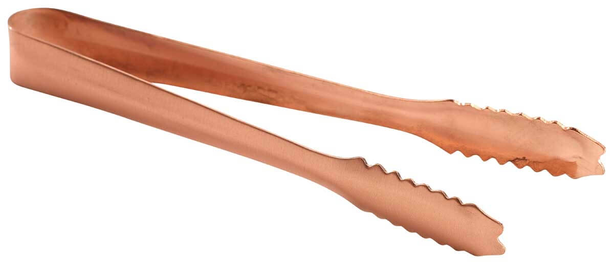 Ice tong, copper colored - stainless steel (17cm)
