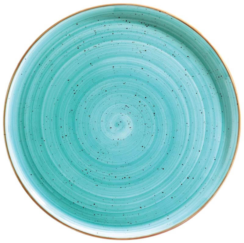Bonna Aura Aqua Gourmet Pizza plate 32cm turquoise - 6 pcs.