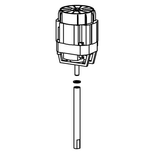 54330 - Santos #54 - Motor + axle assembly 220V