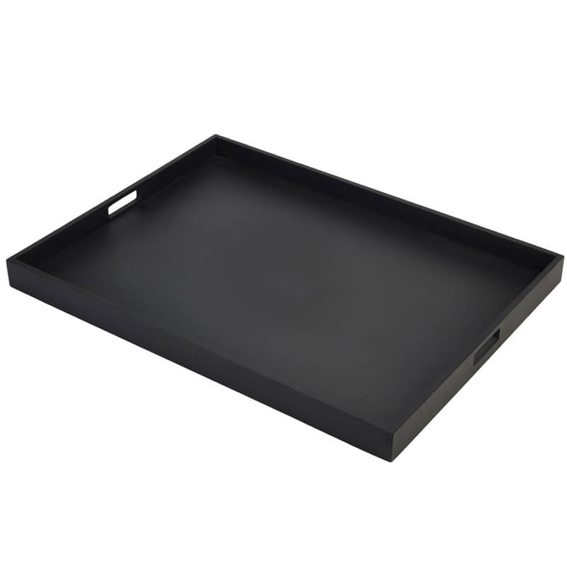 Butlers Tray, acacia wood black - 64x48x4,5cm Butlers Tray, acacia wood black - 64x48x4,5cm
