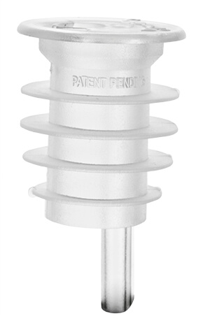 Bottle neck pourer disposable, plastic - 12 pieces