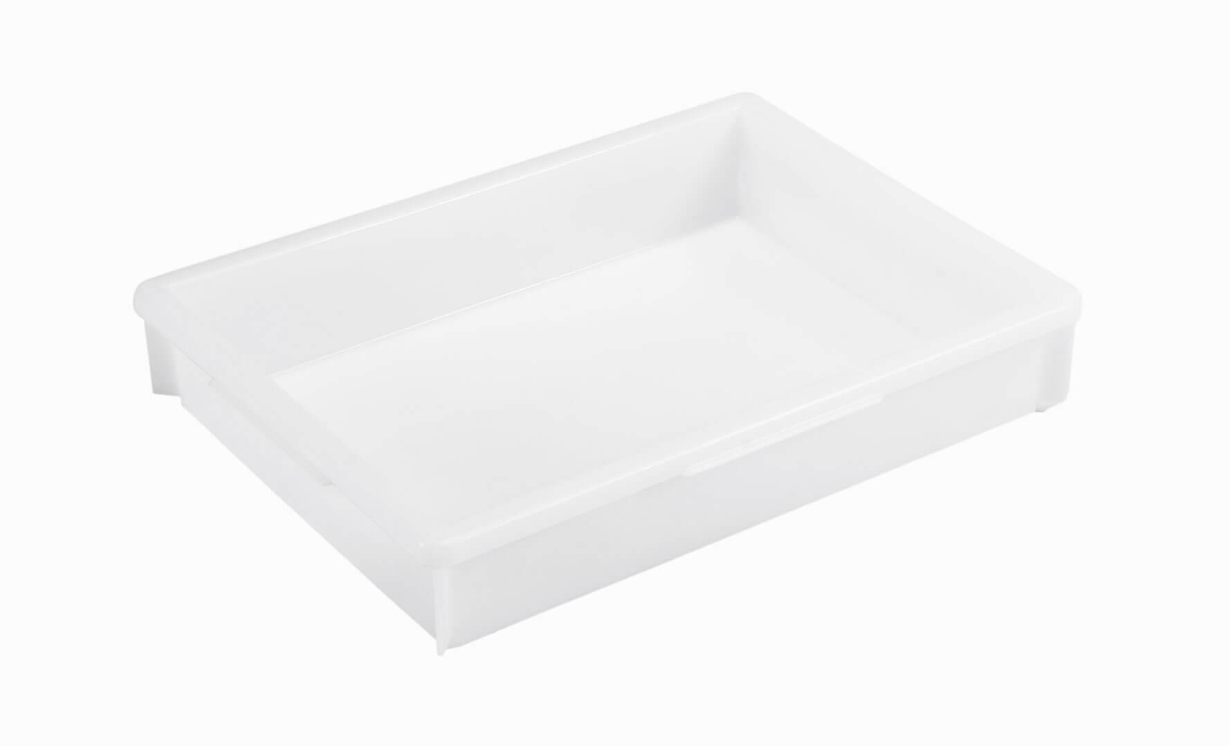 Stacking and transport container Classic white - 465x360x82mm (10l)