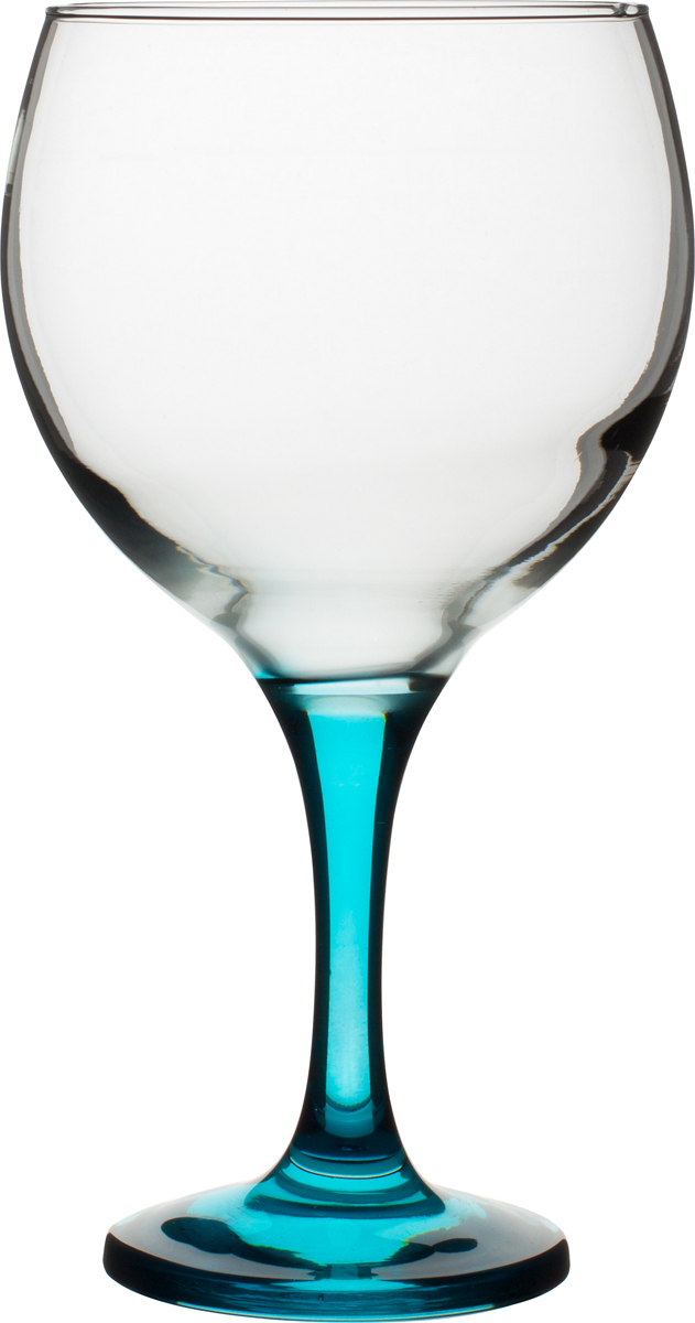 Balloon glass Gin&Tonic, blue stem, Gürallar - 645ml (6 pcs.)