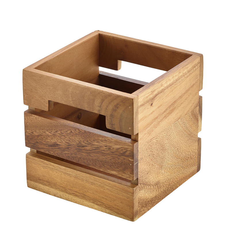 Acacia Wood Box / Buffet Riser - 15x15x15cm Acacia Wood Box / Buffet Riser - 15x15x15cm