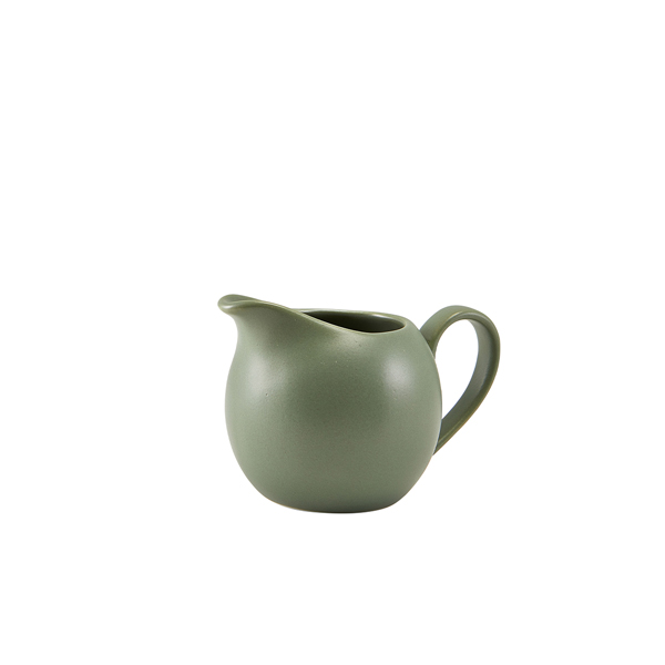 Jug porcelain matte sage green – 140 ml (6 pcs.)