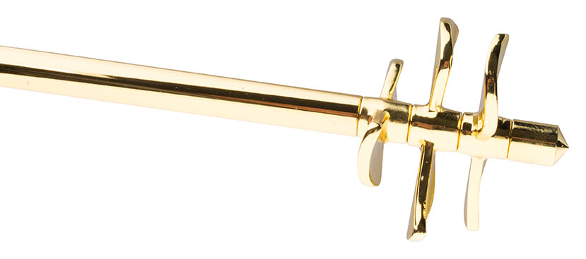 Lux Swizzle Stick, golden, Uberbartools - 40cm
