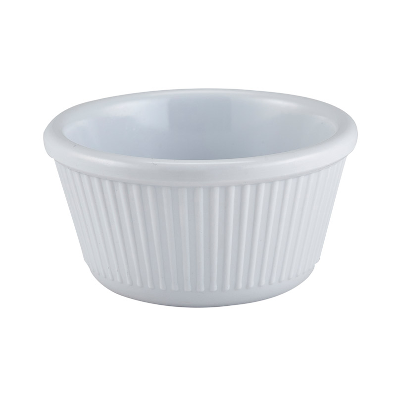 Ramekin, Melamine White Fluted - 114ml (24 pcs.)