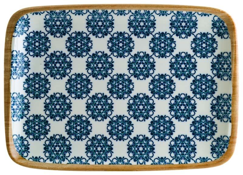 Bonna Lotus Moove Plate 23x16cm blue - 12 pcs. Bonna Lotus Moove Plate 23x16cm blue - 12 pcs.