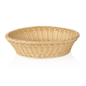 Polypropylene basket, 37x9cm - light beige Polypropylene basket, 37x9cm - light beige