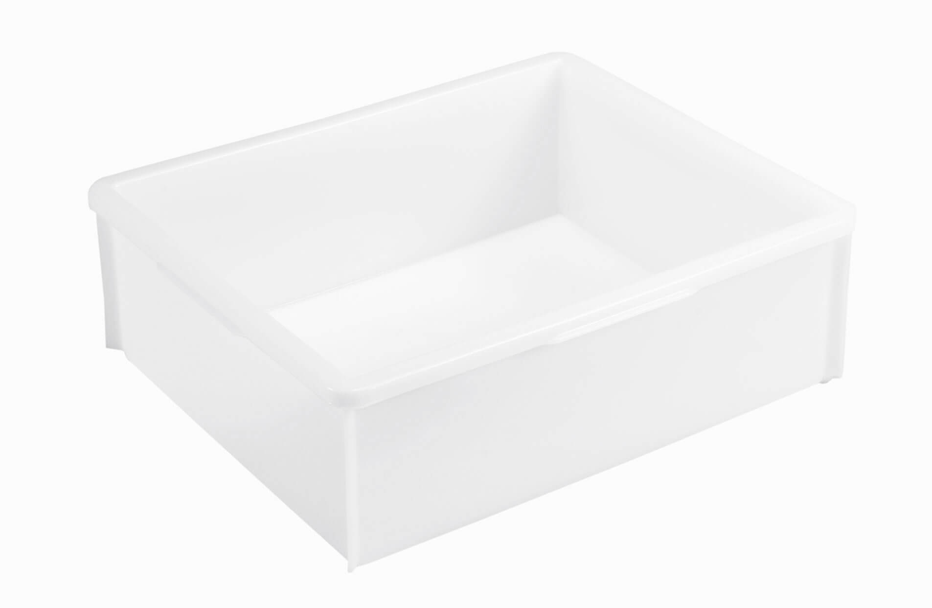 Stacking and transport container Classic white - 515x445x165mm (30l)