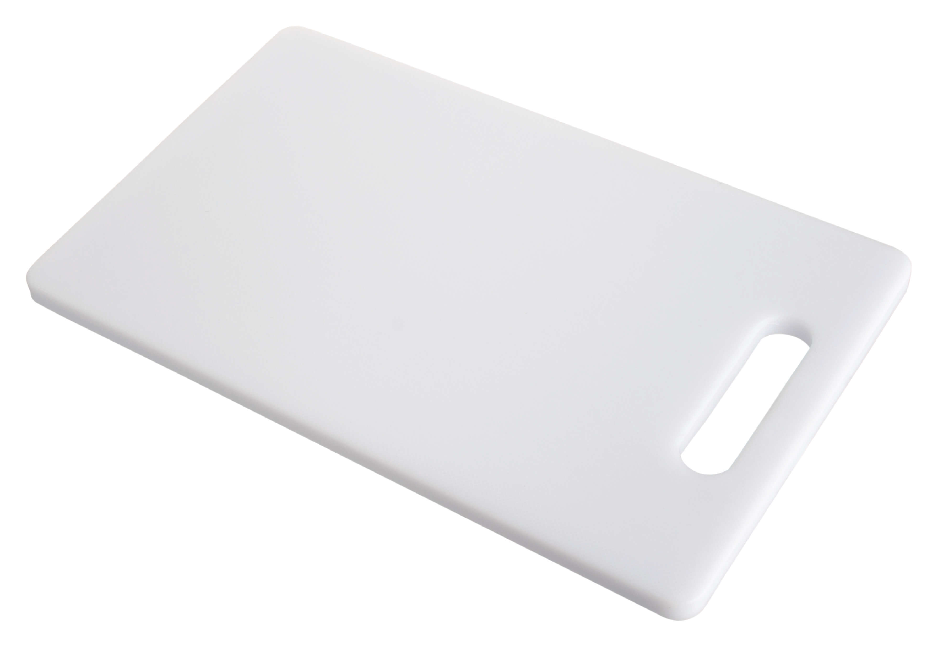 Chopping board, white - polypropylene (24x15cm)