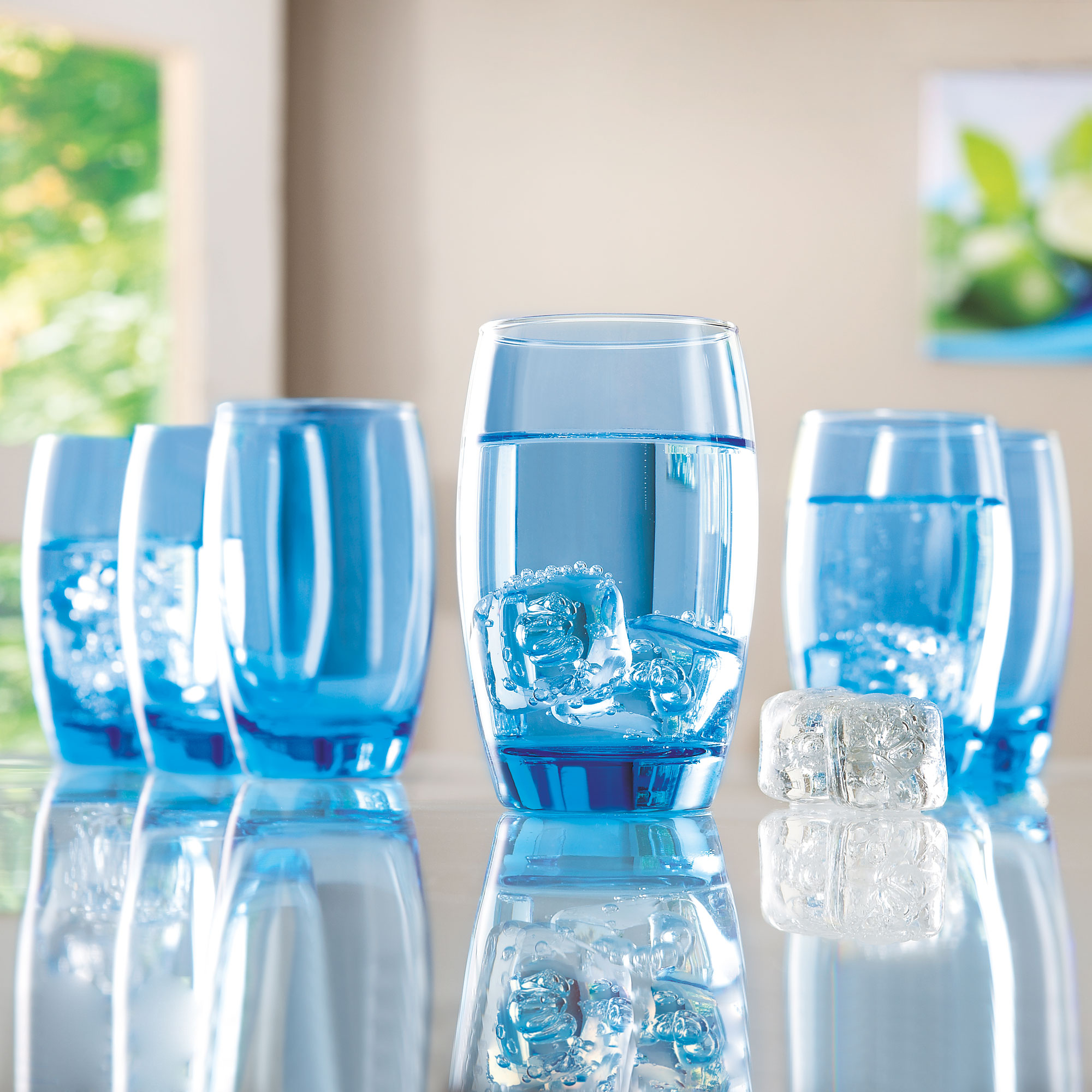 Long drink glass Salto Ice Blue, Arcoroc - 350ml (1 pc.)