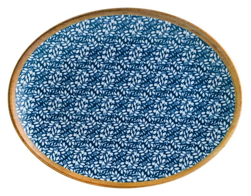 Bonna Lupin Moove Oval plate 36x28cm blue - 6 pcs. Bonna Lupin Moove Oval plate 36x28cm blue - 6 pcs.