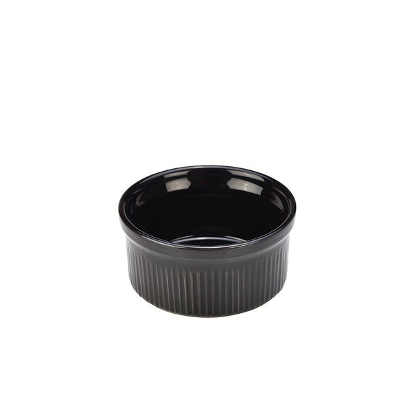 Baking Dish, Black Stoneware - 90ml / 8cm (12 pcs.)