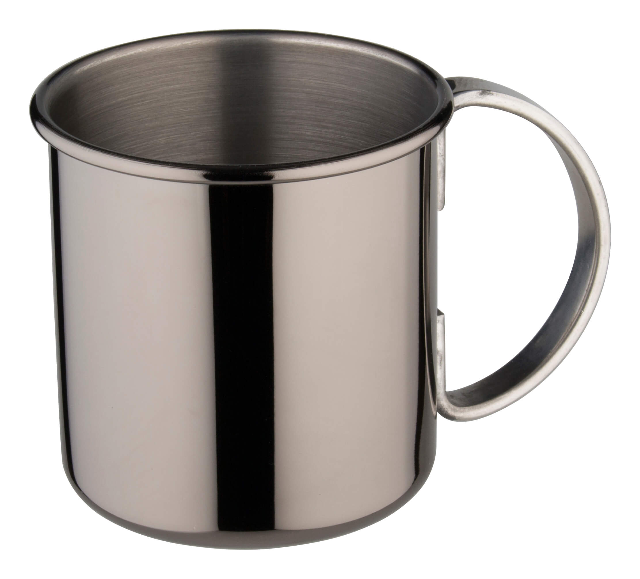 Moscow Mule mug, stainless steel, gunmetal black - 500ml