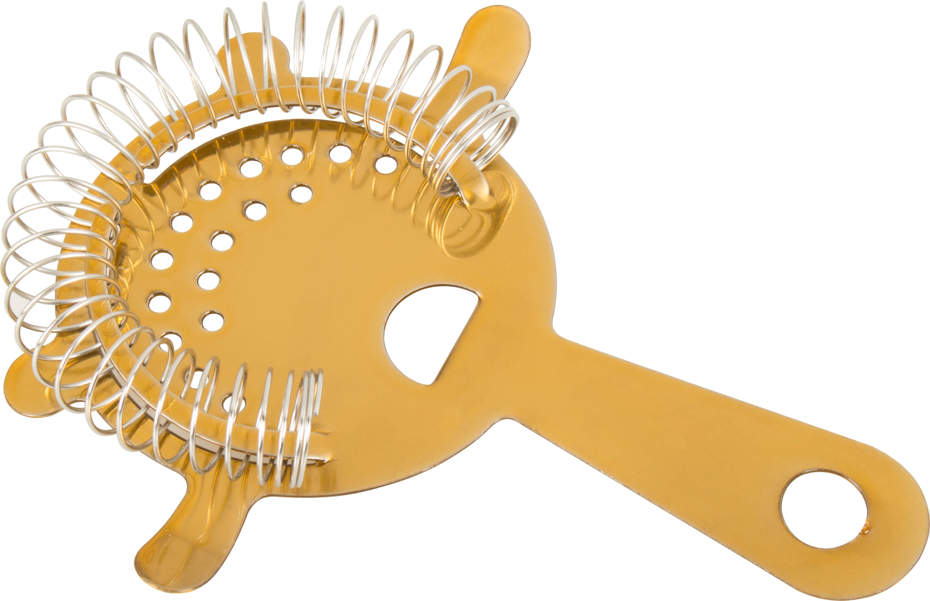 Strainer, stainless steel - gold-colored (8cm)