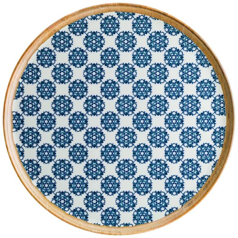 Bonna Lotus Gourmet Pizza plate 32cm blue - 6 pcs. Bonna Lotus Gourmet Pizza plate 32cm blue - 6 pcs.