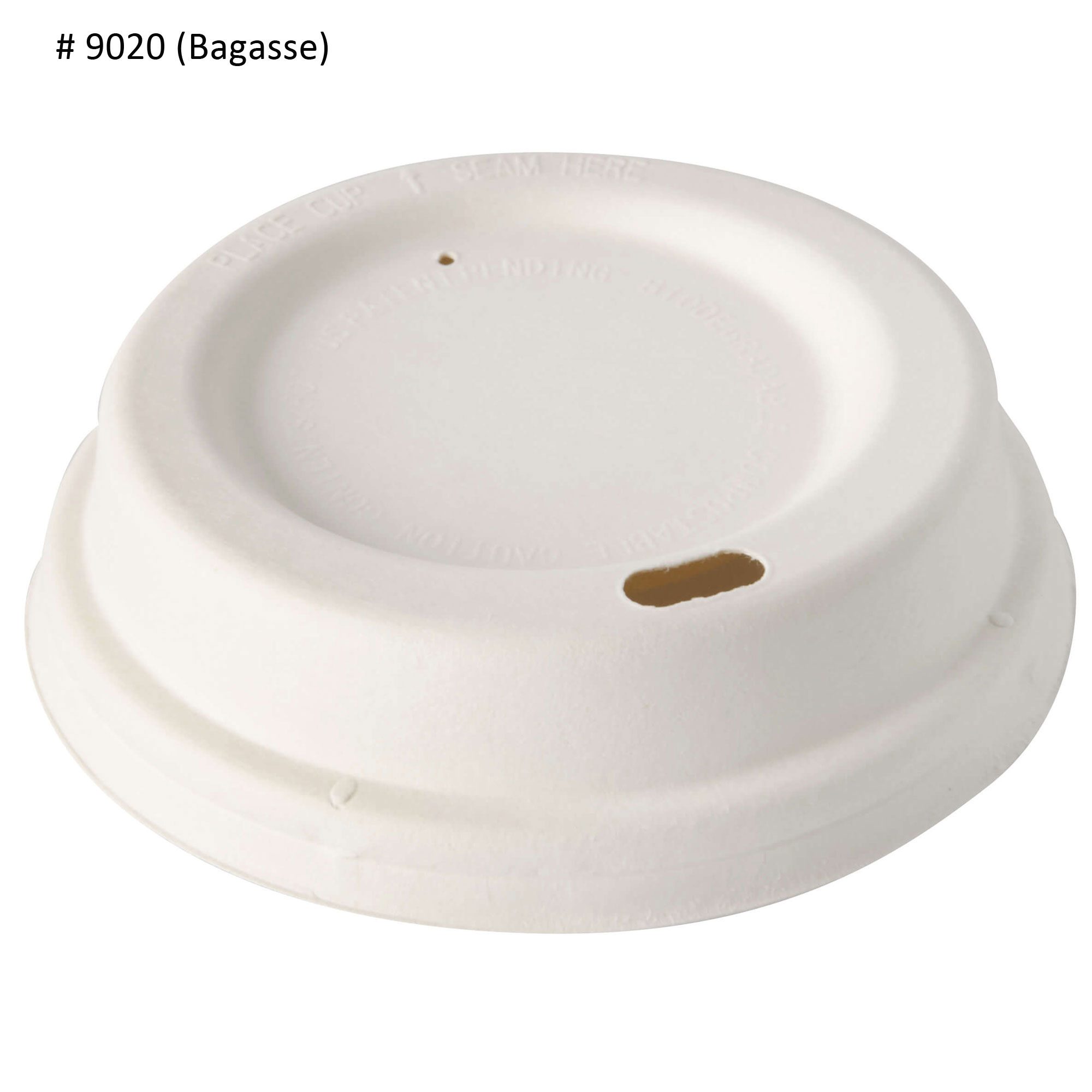 Lids for Espresso cups, plastic white - 6cm (50 pcs.)