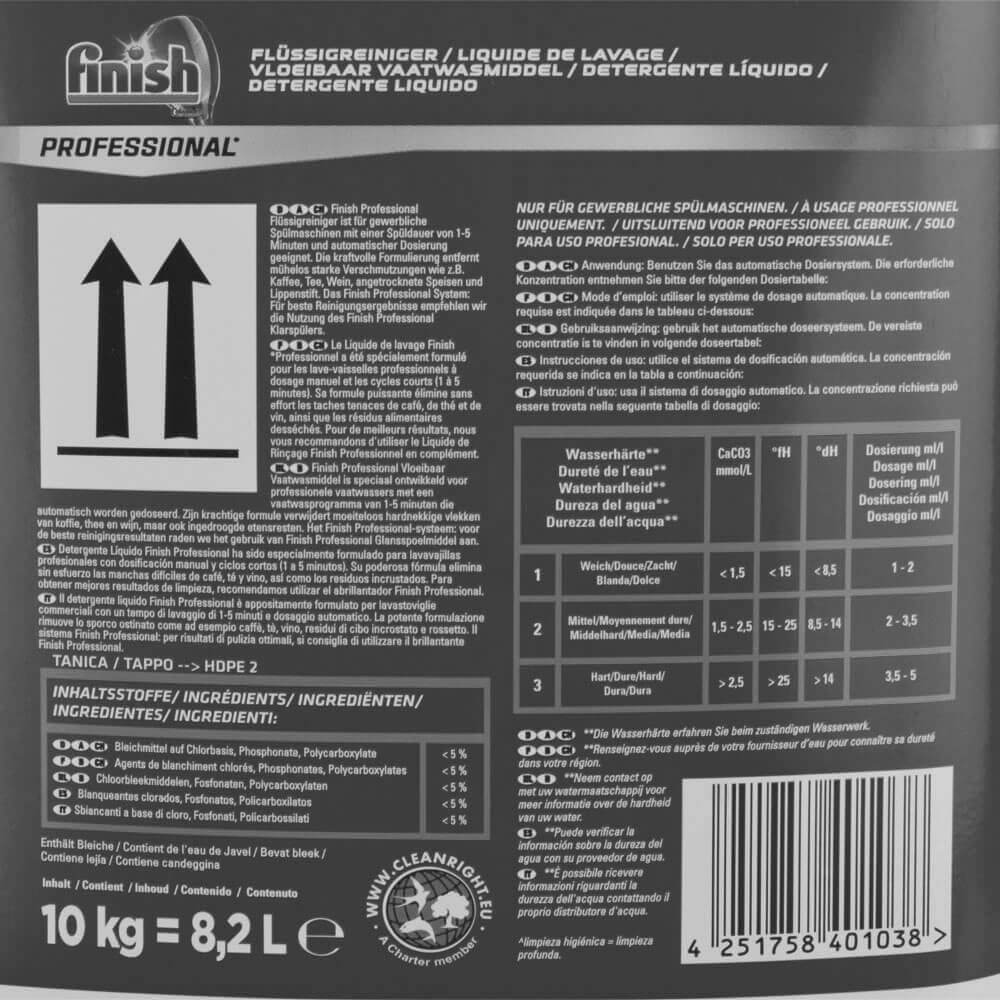 Finish Calgonit liquid dishwasher detergent (10 kg) Finish Calgonit liquid dishwasher detergent (10 kg)