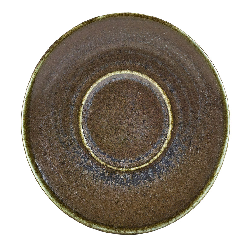 Saucer Terra Cinder Black - 11,5 cm (6 pcs.)