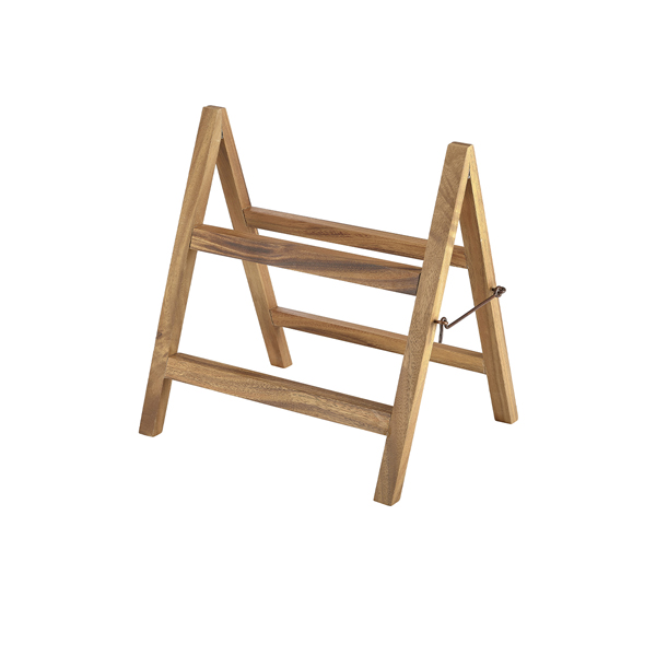 Acacia Wood Display Stand - 38x30x40cm