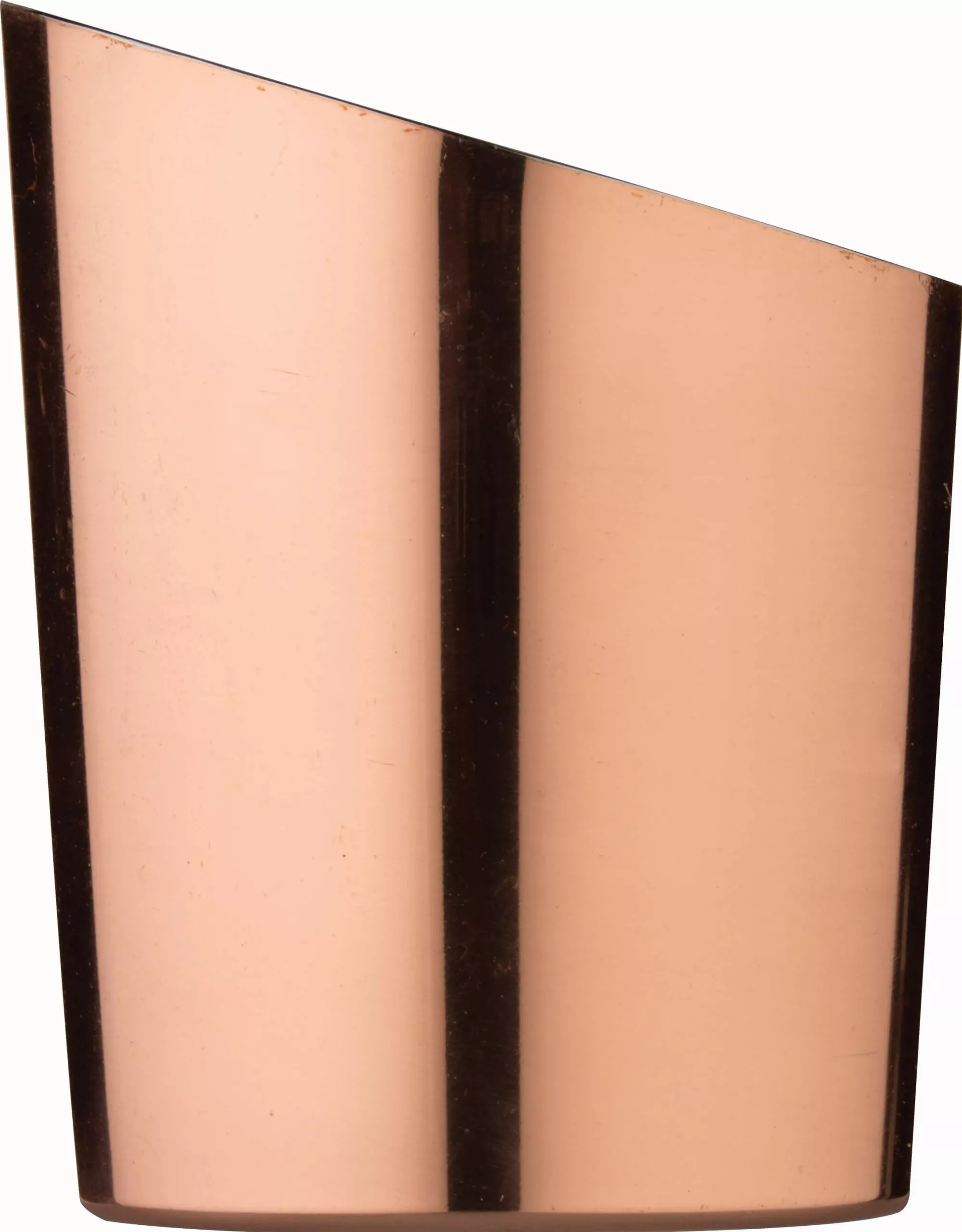 Stainless steel cup, bevel cut - copper-colored (11,6cm) Stainless steel cup, bevel cut - copper-colored (11,6cm)