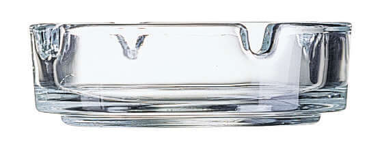 Ashtray, Arcoroc - glass (10,7cm)