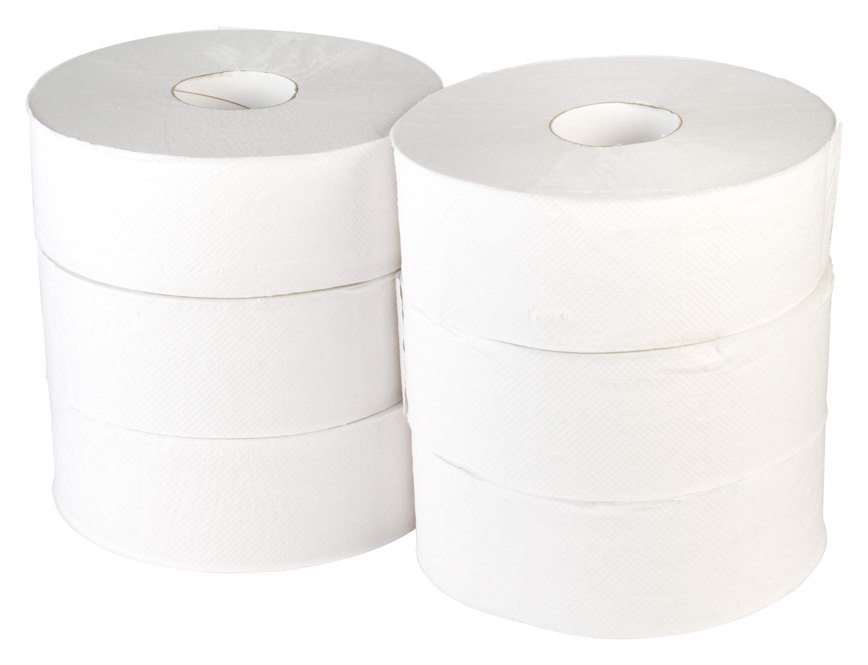 Jumbo lavatory paper 2ply - white (6pcs.)