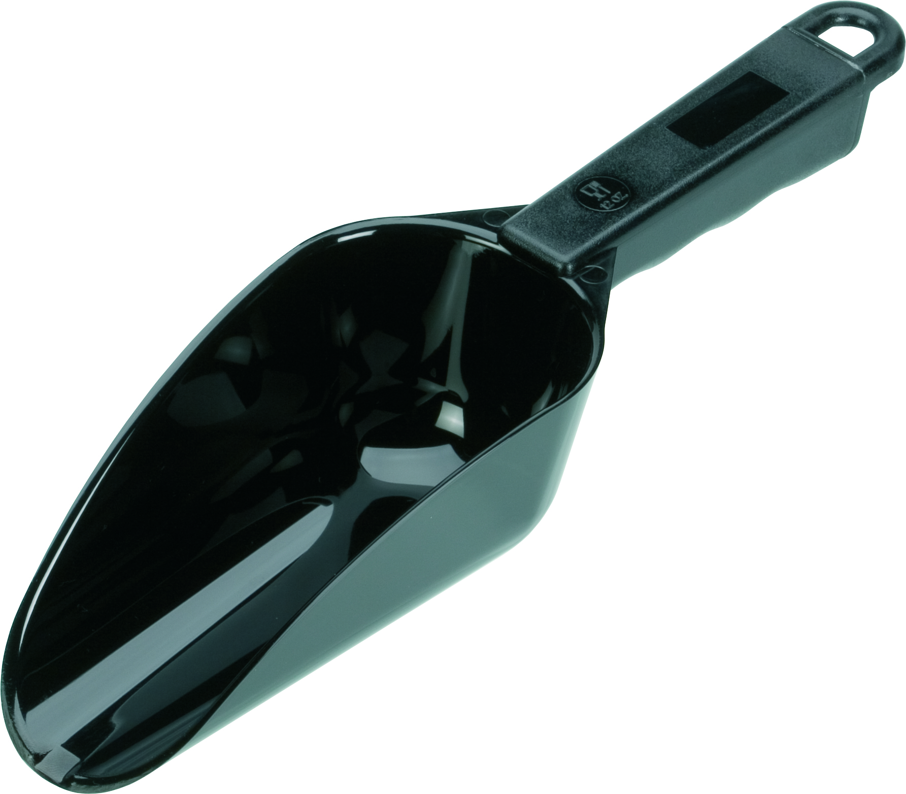 Ice scoop, polycarbonate black - 0,18l