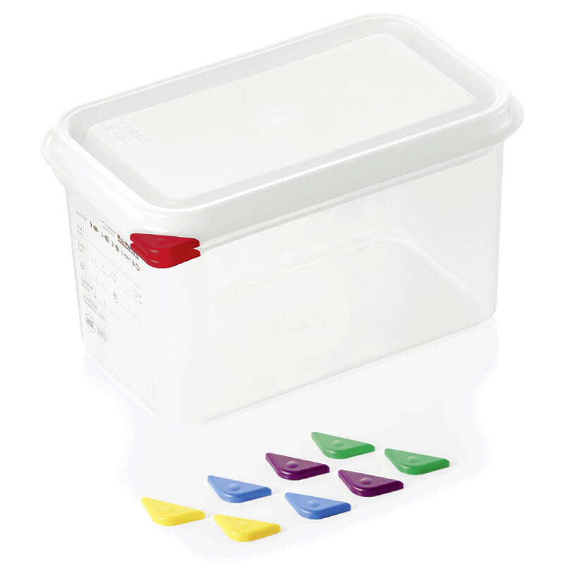 GN Container 1/4 set incl. lid, PP - 4,3l / H 15cm (1 pc.) GN Container 1/4 set incl. lid, PP - 4,3l / H 15cm (1 pc.)