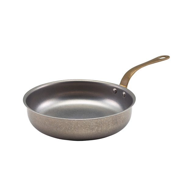 Mini Frying Pan, stainless steel, vintage - 18 x 4,25 cm (6 pcs.)