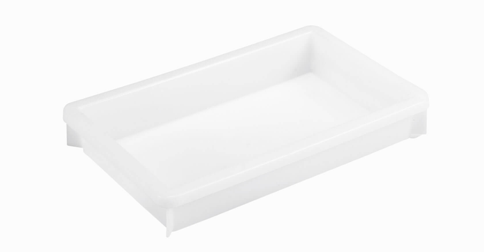 Stacking and transport container Classic white - 450x295x70mm (7l)