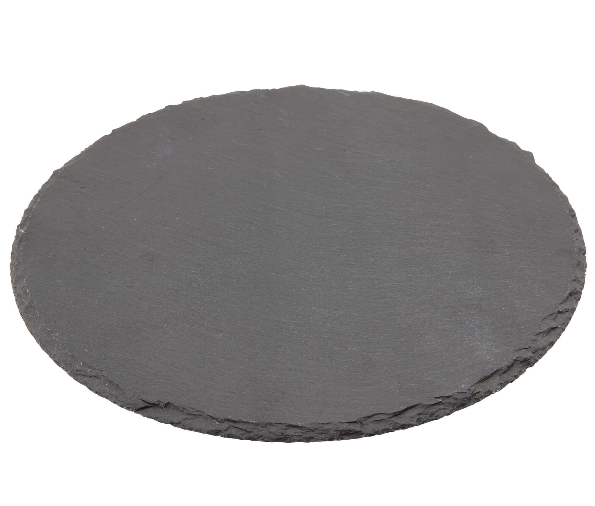 Slate serving plate, round - 30cm
