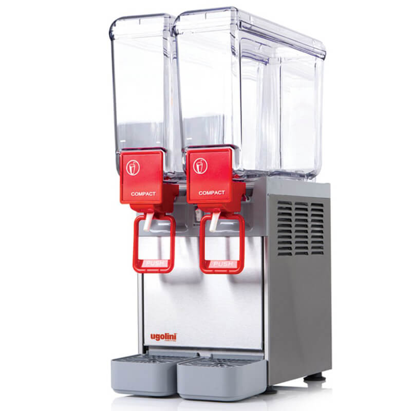 Arctic Compact 8/2 C cold beverage dispenser – 2 x 8 liters, caddy system