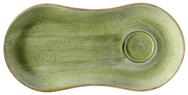 Bonna Aura Therapy Gourmet Set plate 25x12cm green - 12 pcs. Bonna Aura Therapy Gourmet Set plate 25x12cm green - 12 pcs.