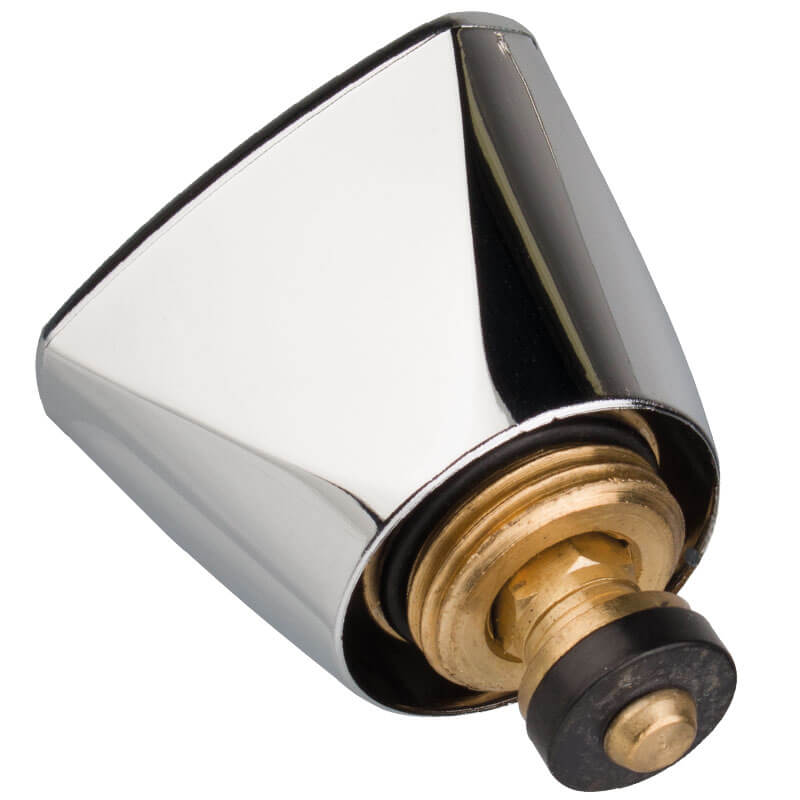 Tap knob, 1/2" connection - warm Tap knob, 1/2" connection - warm