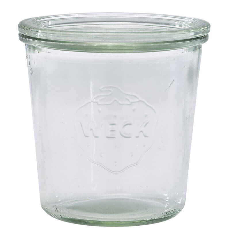WECK jar with lid - 580ml / 10x10,5cm (6 pcs.)