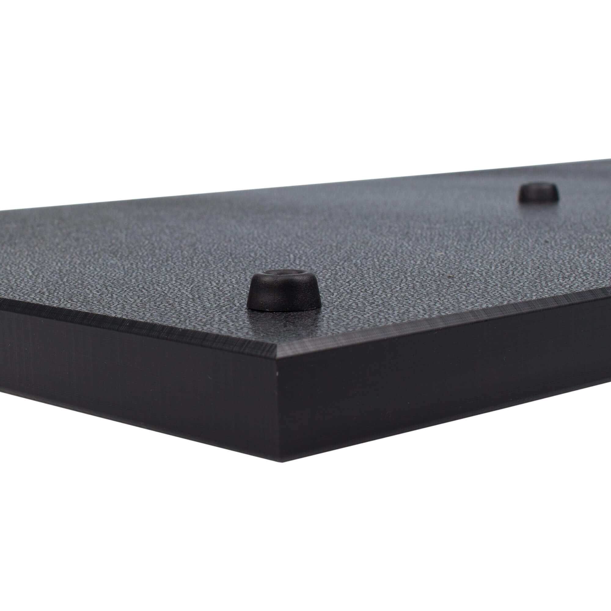 Cutting board with juice groove, HDPE black - 49,5x29,5cm