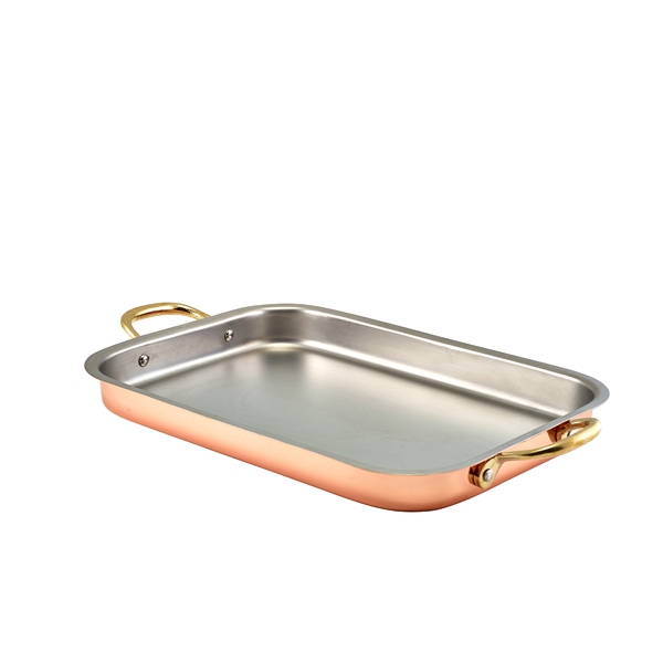 Deep tray with handles, stainless steel copper-colored 33x23,5cm (3 pcs.) Deep tray with handles, stainless steel copper-colored 33x23,5cm (3 pcs.)