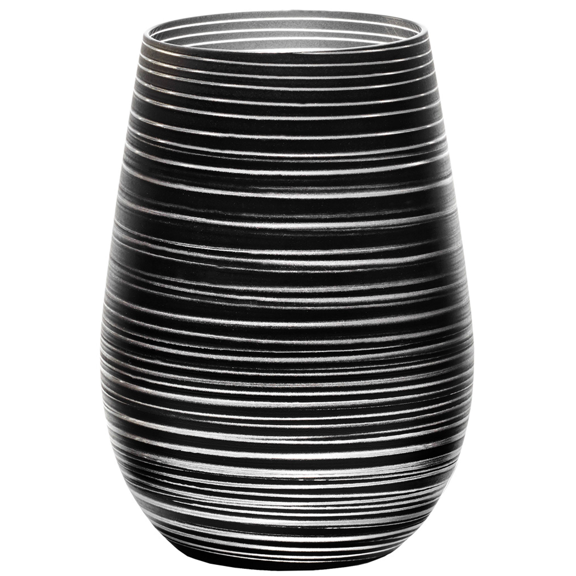 Tumbler Twister black-silver, Stölzle - 465ml (1 pc.)