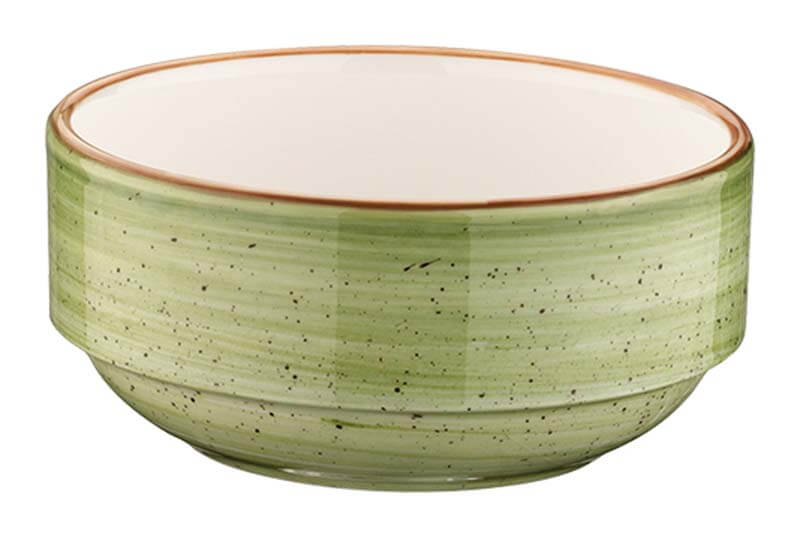 Bonna Aura Therapy Banquet Stackable bowl 6cm green - 24 pcs. Bonna Aura Therapy Banquet Stackable bowl 6cm green - 24 pcs.
