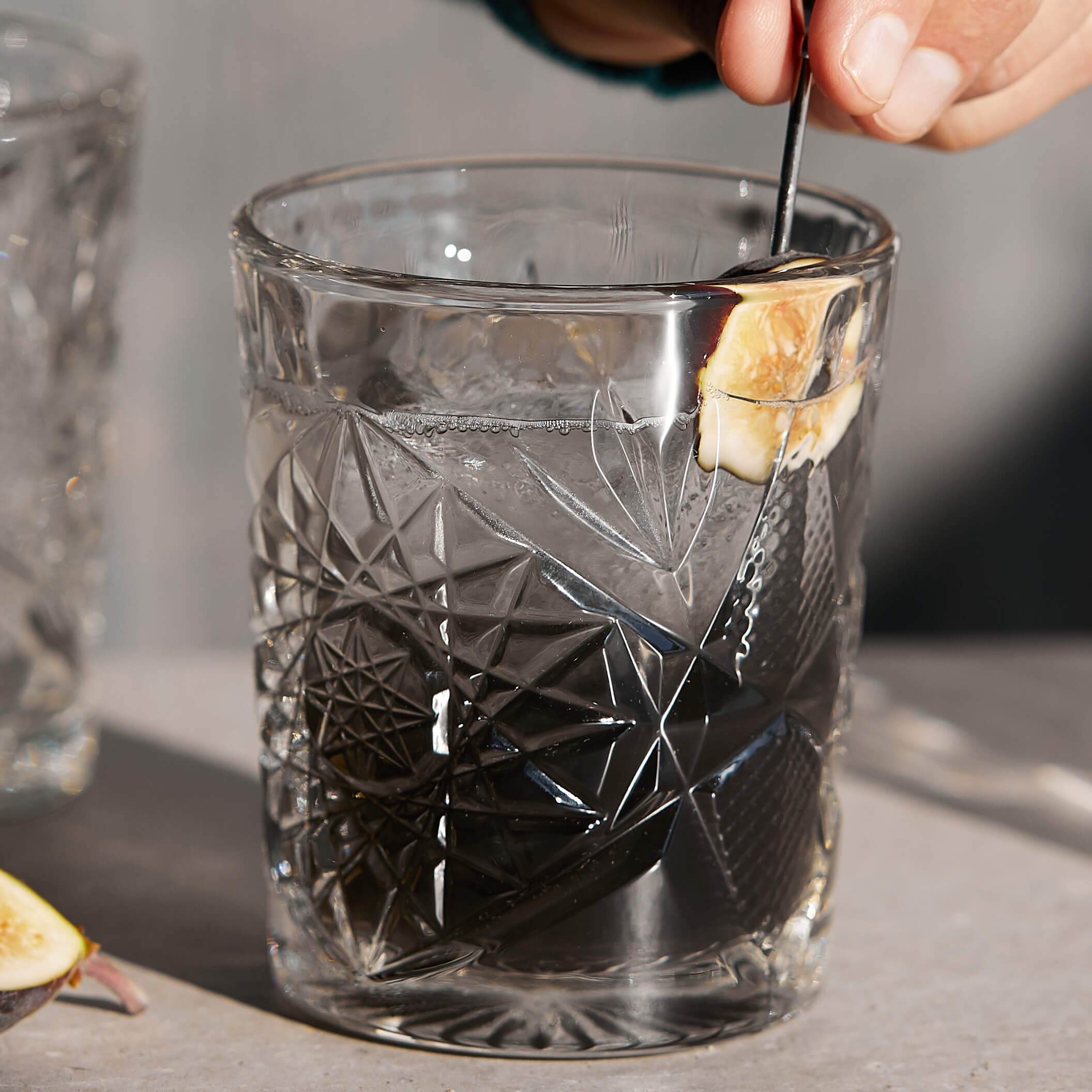 D.O.F. Tumbler Hobstar grey, Libbey - 355ml (1 pc.) D.O.F. Tumbler Hobstar grey, Libbey - 355ml (1 pc.)