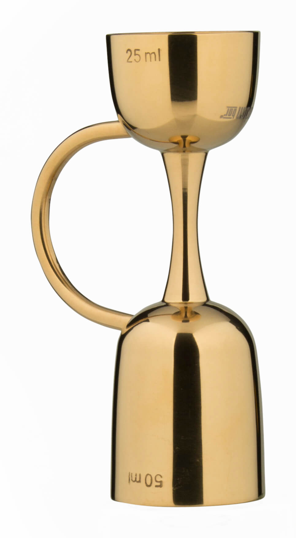 Jigger Coley - gold colored (25/50ml) Jigger Coley - gold colored (25/50ml)