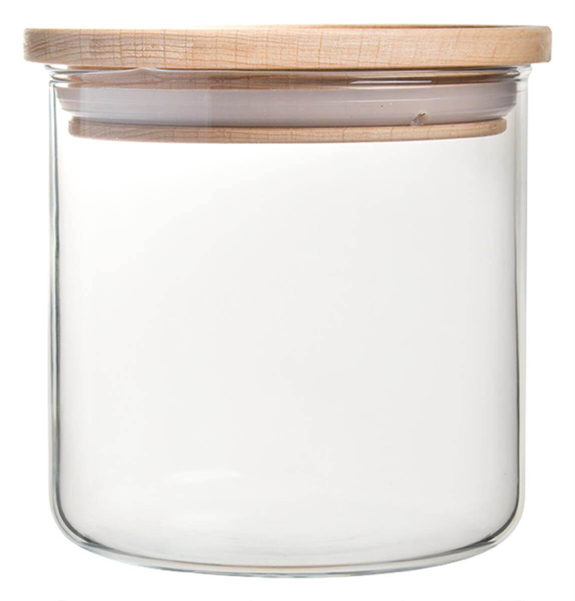 Food storage glass with wooden lid, Simax - 0,4l